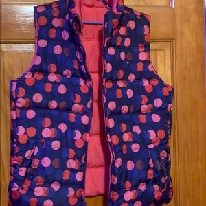 Girls XL reversible Tommy Hilfiger vest New wo tag
